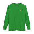 Rainbow Heart Chest Long Sleeve Tee
