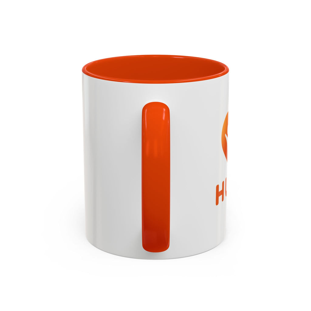 HUHU Heart Logo Coffee Mug (11oz & 15oz) - Colorful Gradient Ceramic Mug