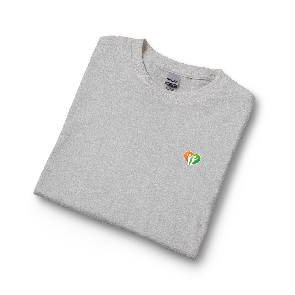 Rainbow Heart Chest Long Sleeve Tee