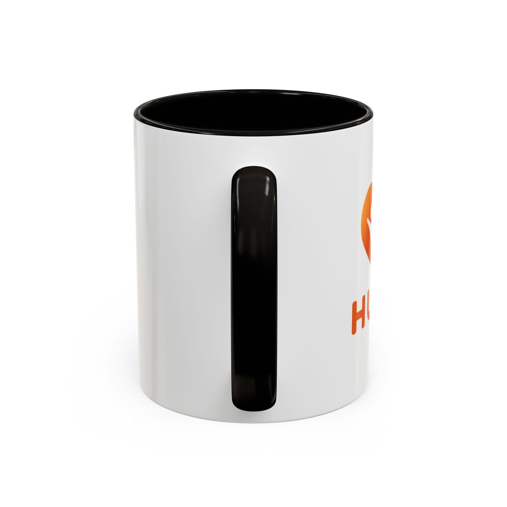 HUHU Heart Logo Coffee Mug (11oz & 15oz) - Colorful Gradient Ceramic Mug