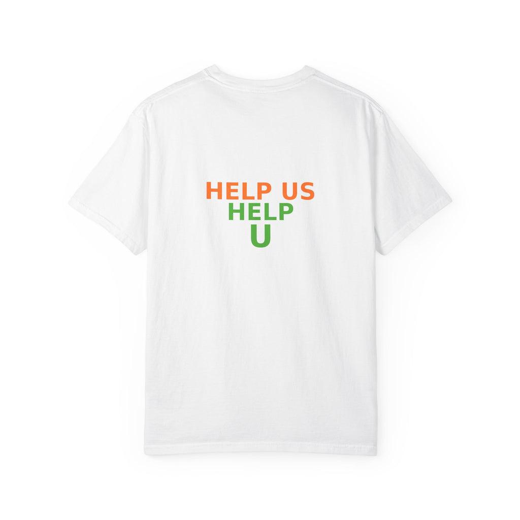 HUHU Heart Logo T-Shirt — Colorful Community Graphic Tee
