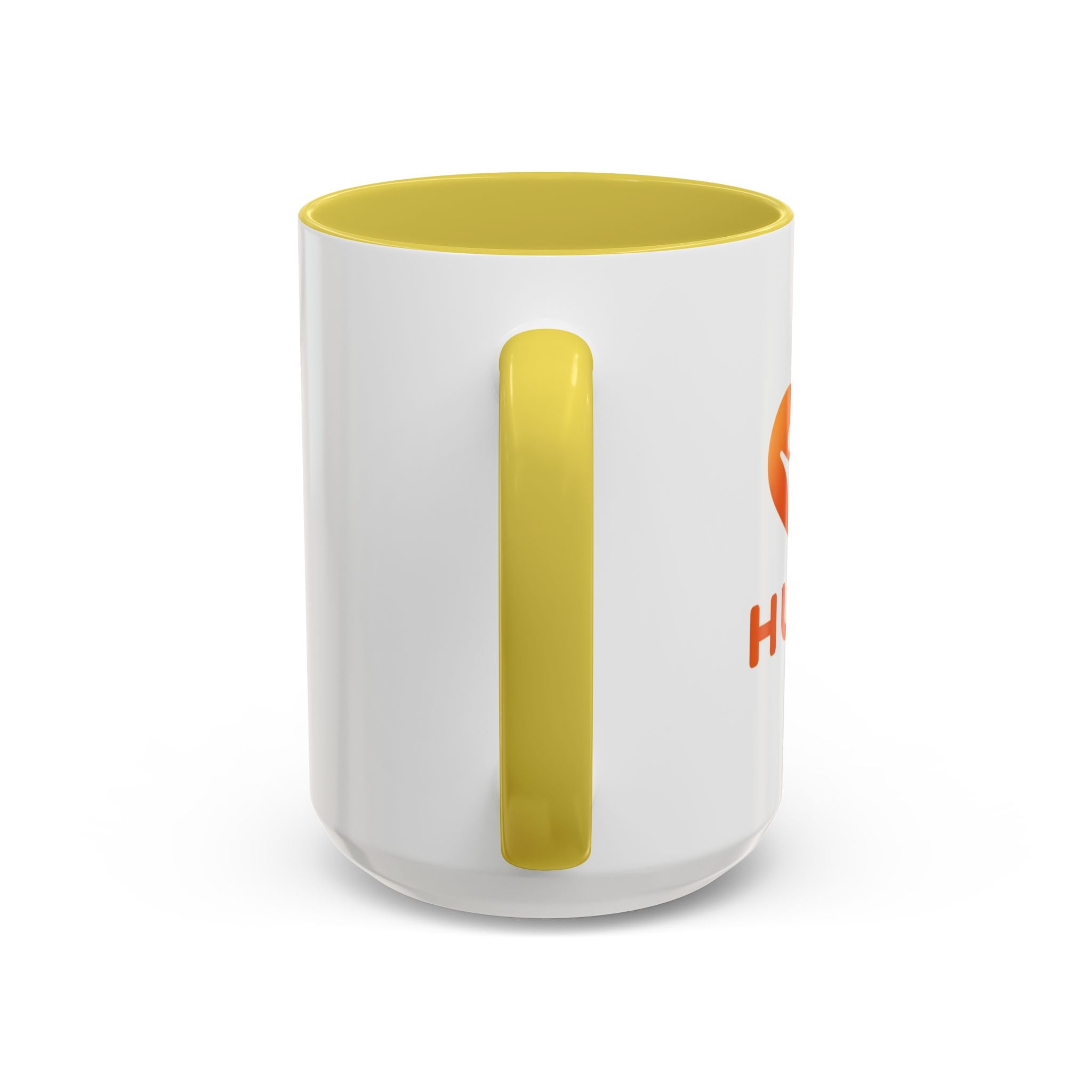 HUHU Heart Logo Coffee Mug (11oz & 15oz) - Colorful Gradient Ceramic Mug