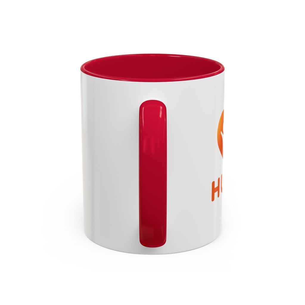 HUHU Heart Logo Coffee Mug (11oz & 15oz) - Colorful Gradient Ceramic Mug