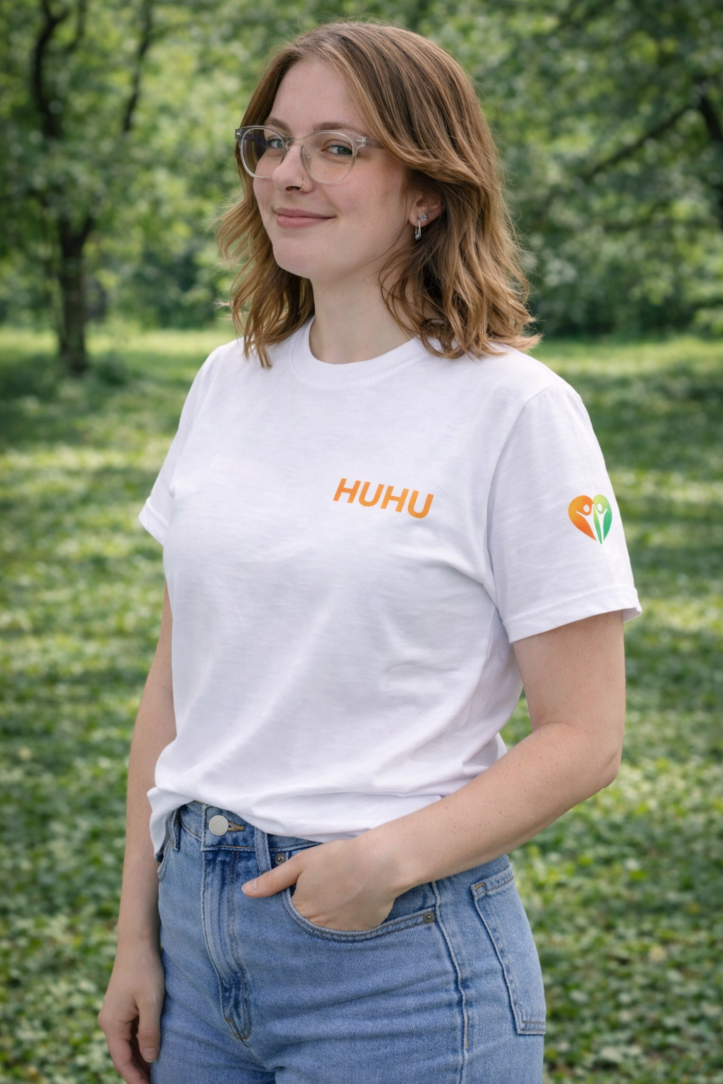 Help Us Help U T-Shirt — Charity Volunteer Logo Tee