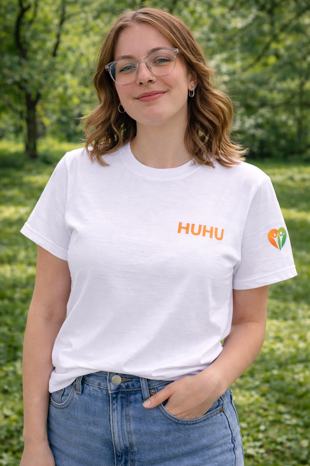 Help Us Help U T-Shirt — Charity Volunteer Logo Tee