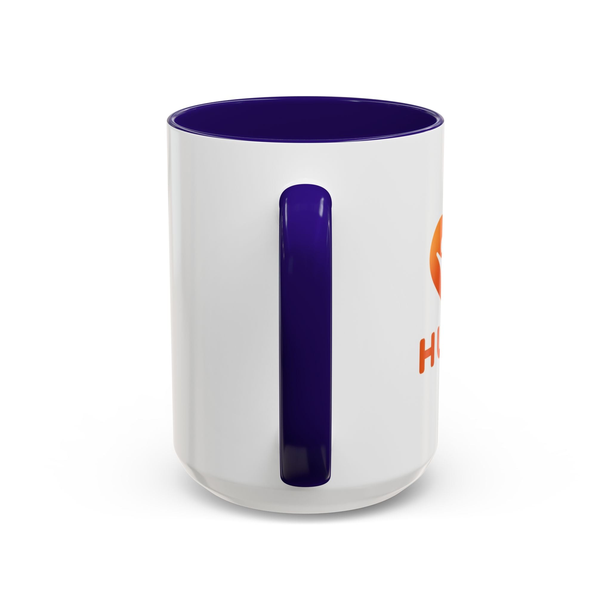 HUHU Heart Logo Coffee Mug (11oz & 15oz) - Colorful Gradient Ceramic Mug