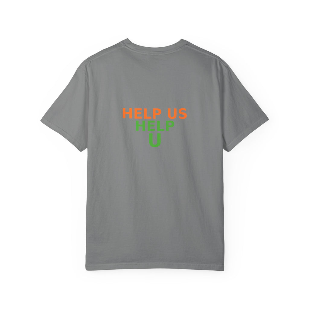 HUHU Heart Logo T-Shirt — Colorful Community Graphic Tee