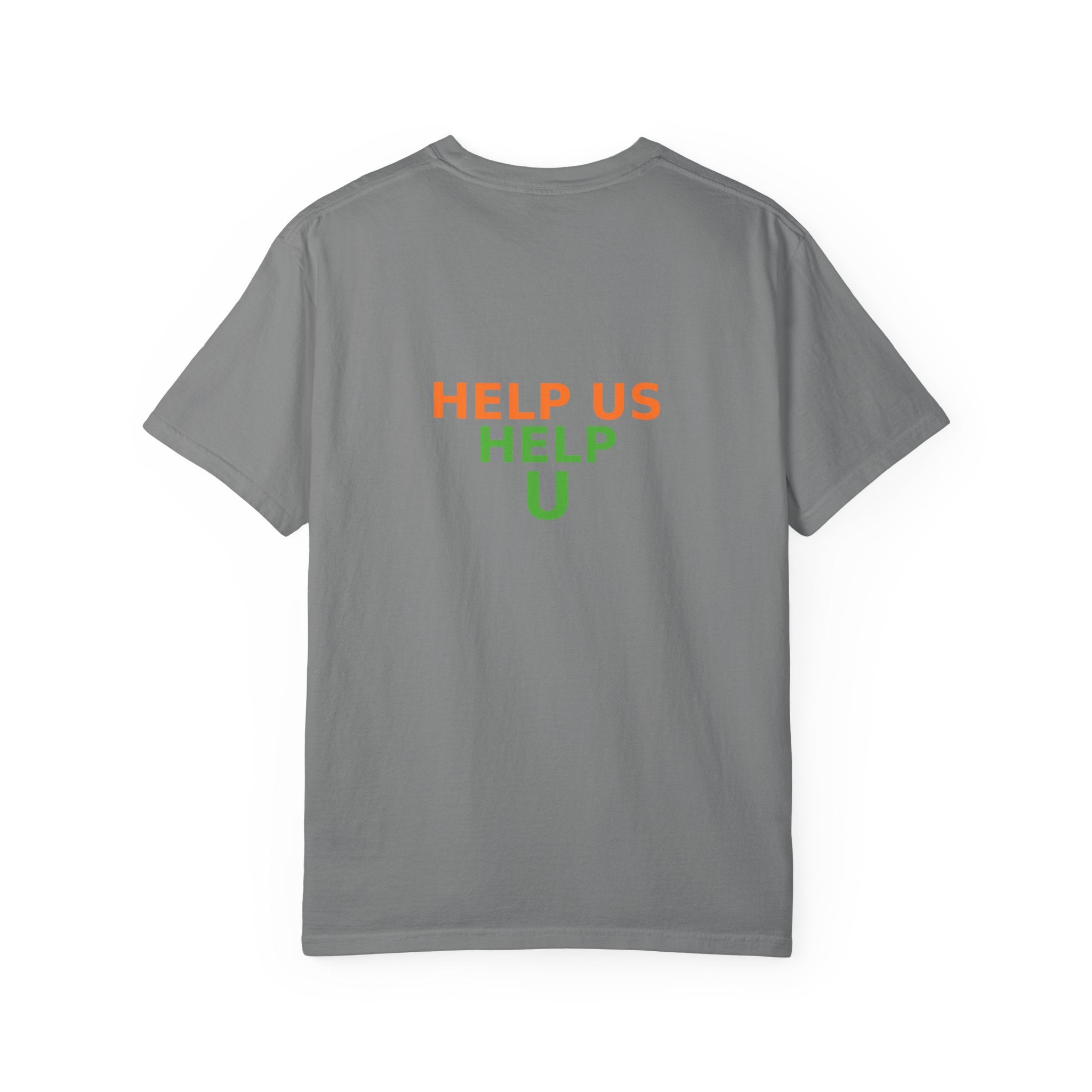 HUHU Heart Logo T-Shirt — Colorful Community Graphic Tee