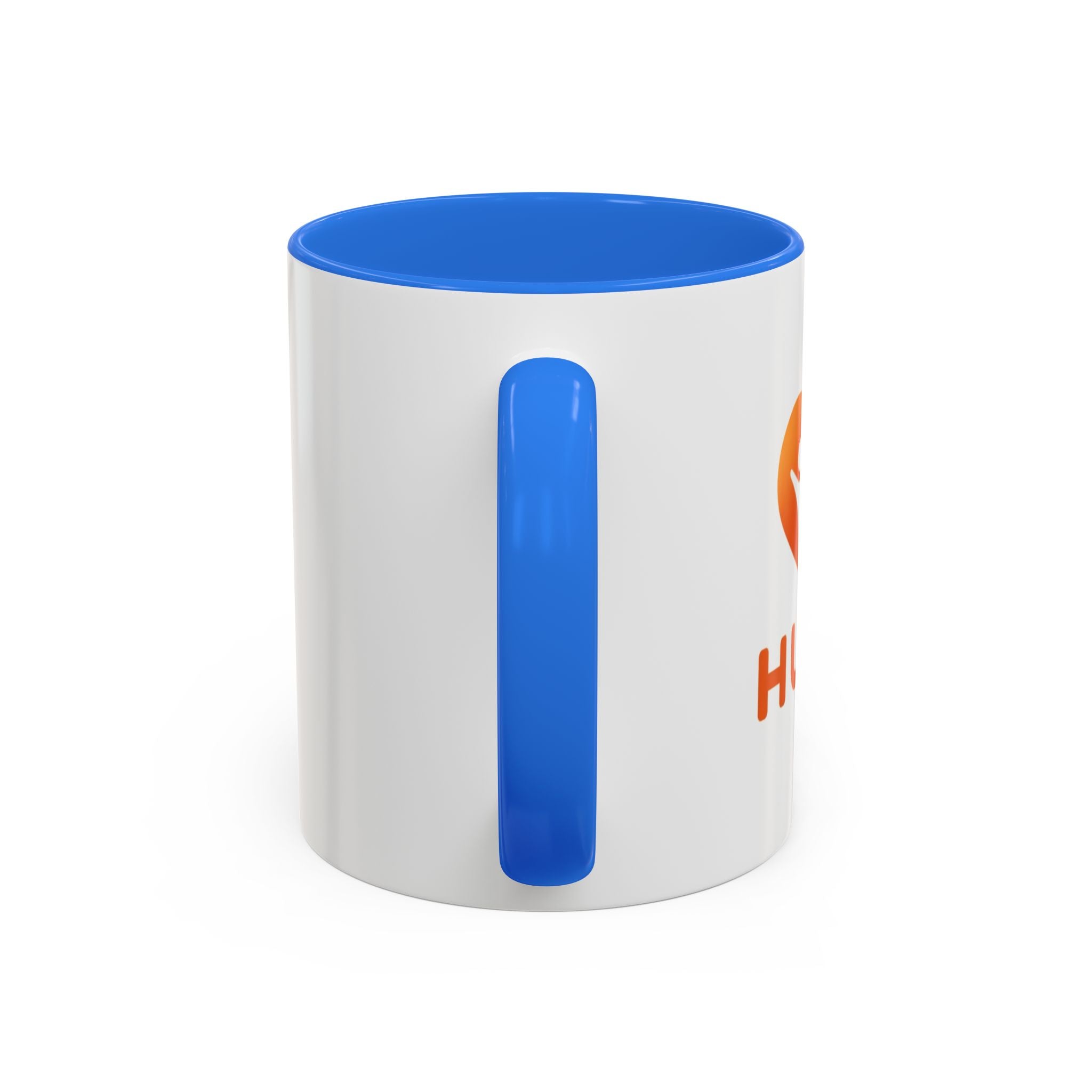 HUHU Heart Logo Coffee Mug (11oz & 15oz) - Colorful Gradient Ceramic Mug