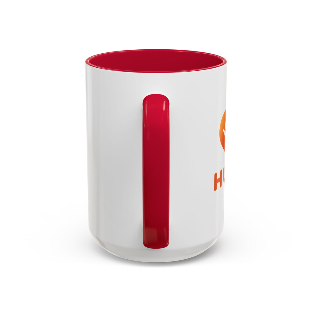 HUHU Heart Logo Coffee Mug (11oz & 15oz) - Colorful Gradient Ceramic Mug