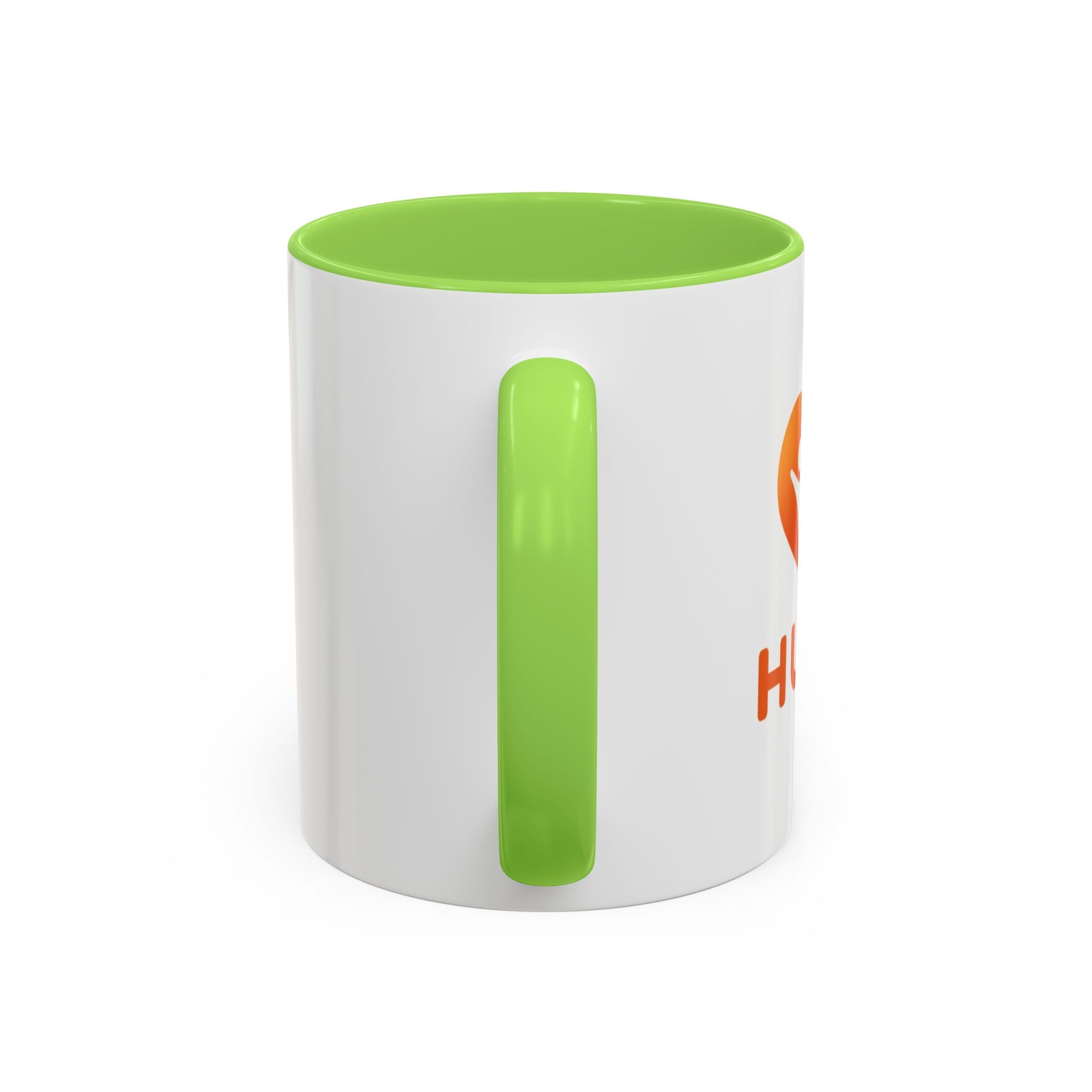 HUHU Heart Logo Coffee Mug (11oz & 15oz) - Colorful Gradient Ceramic Mug