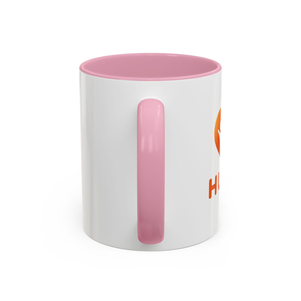 HUHU Heart Logo Coffee Mug (11oz & 15oz) - Colorful Gradient Ceramic Mug