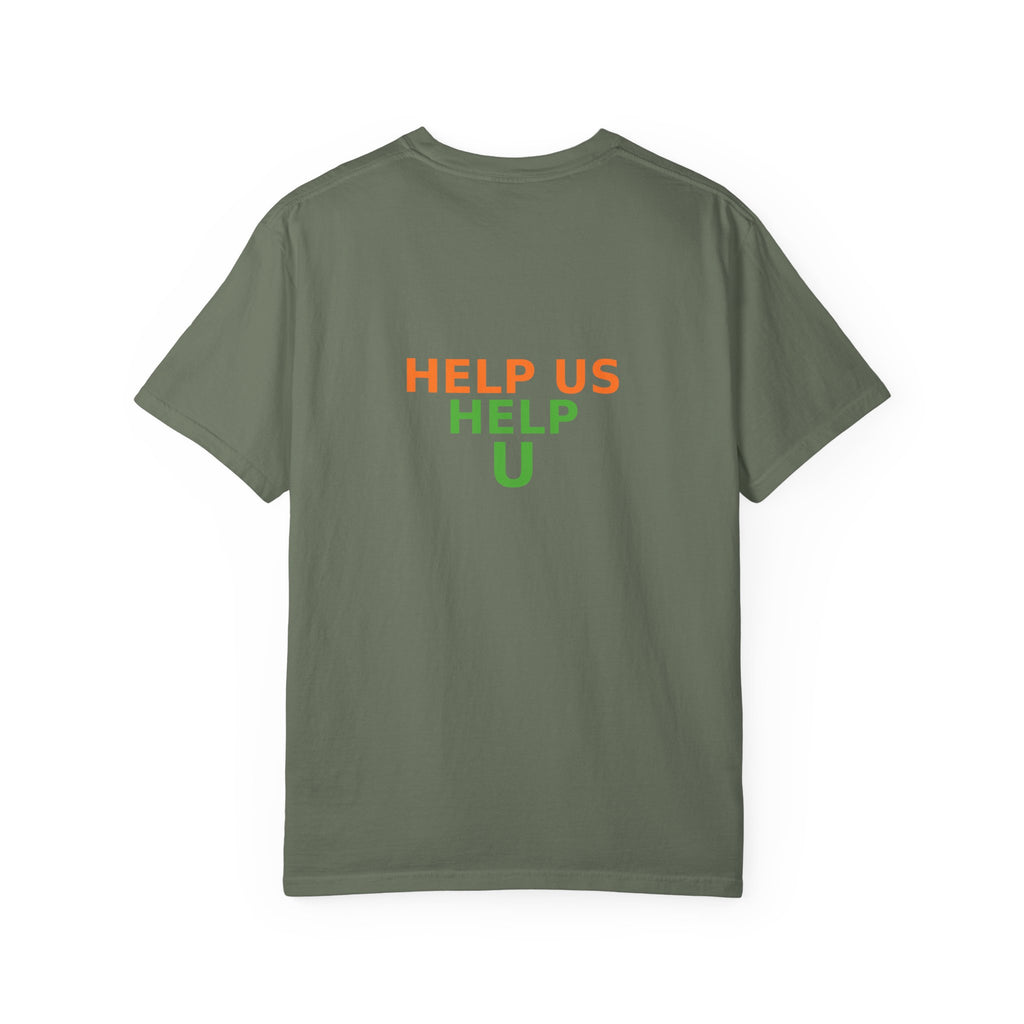 HUHU Heart Logo T-Shirt — Colorful Community Graphic Tee