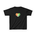 Kids Logo Tee — Colorful Heart & 'HUHU' Graphic Kids T-Shirt