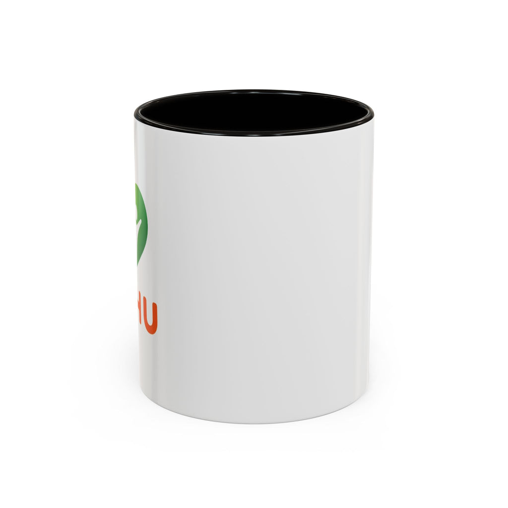 HUHU Heart Logo Coffee Mug (11oz & 15oz) - Colorful Gradient Ceramic Mug