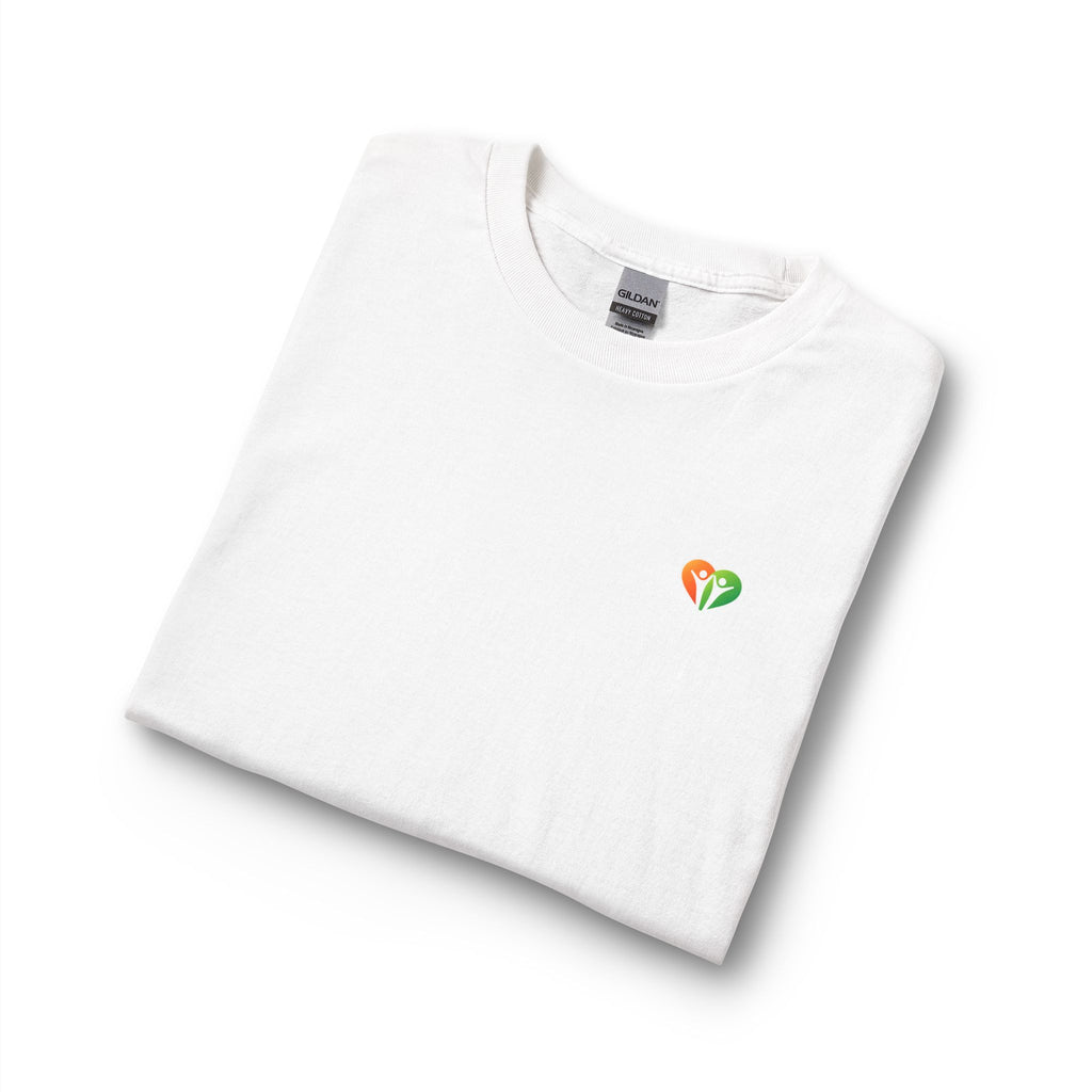 Rainbow Heart Chest Long Sleeve Tee