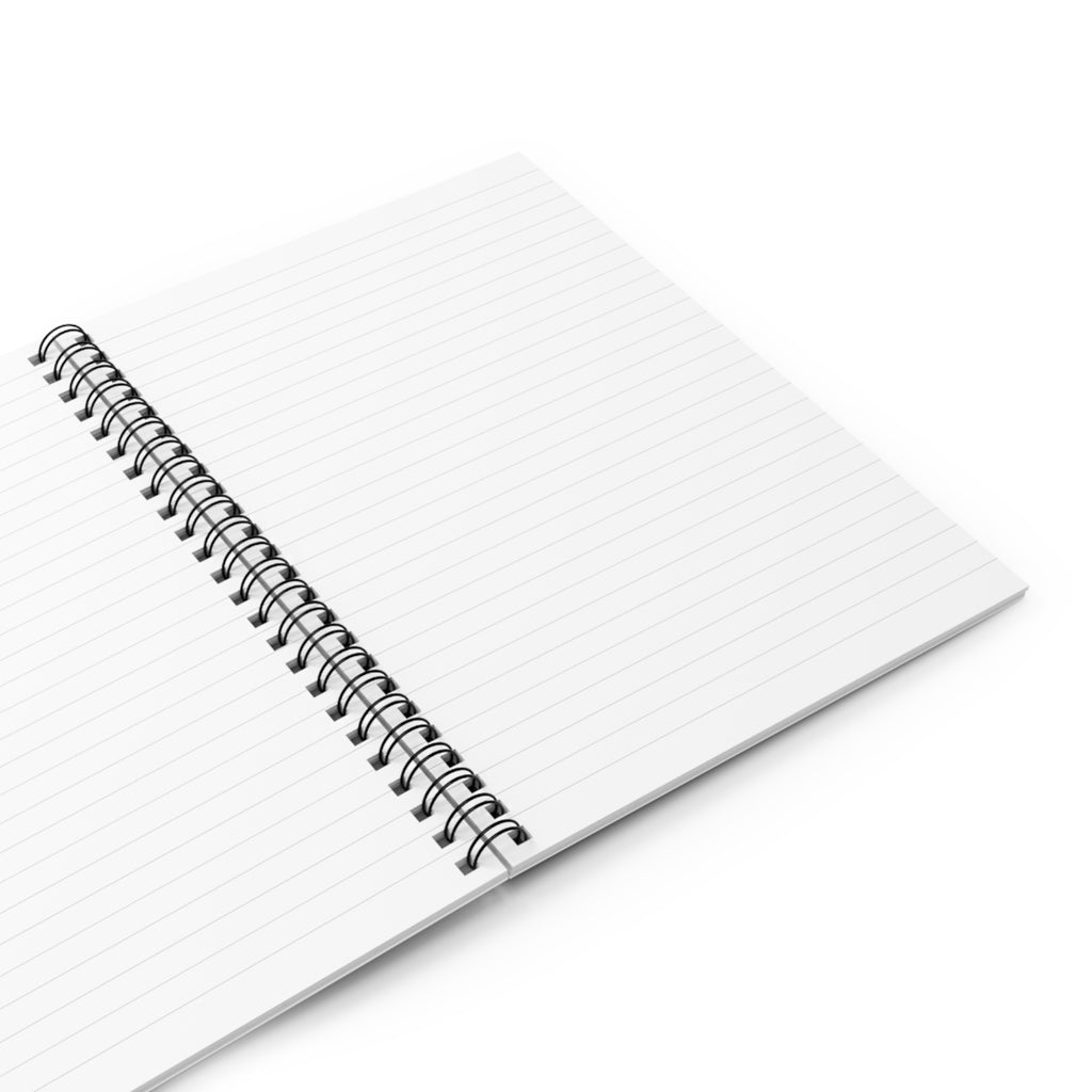 HUHU Heart Logo Spiral Notebook — Ruled Journal for Wellness, School & Everyday Notes
