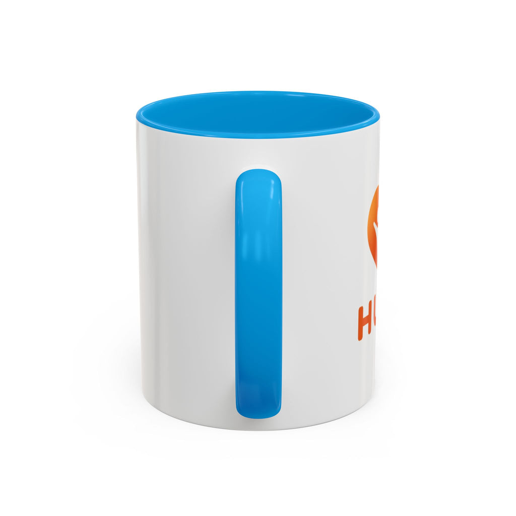 HUHU Heart Logo Coffee Mug (11oz & 15oz) - Colorful Gradient Ceramic Mug