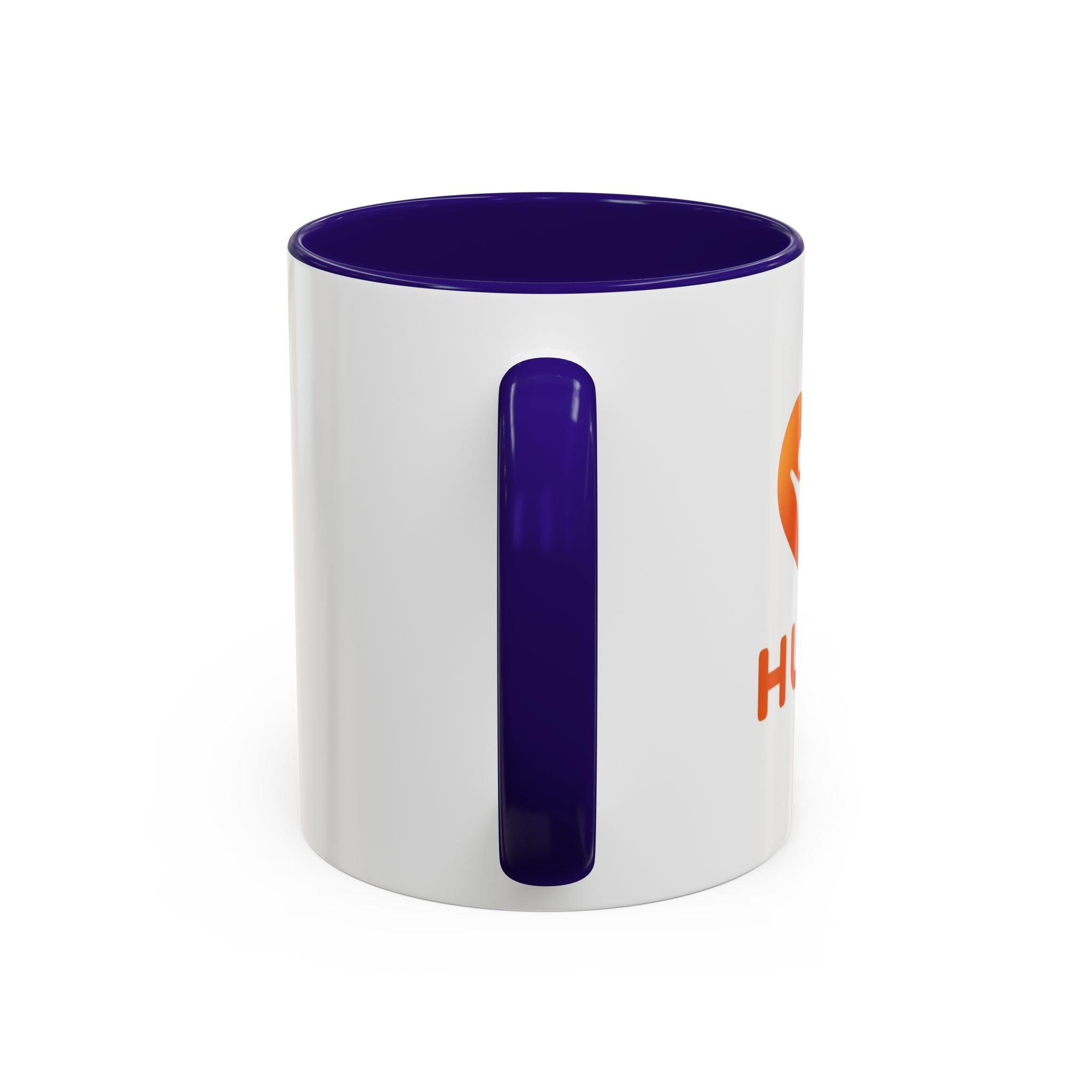 HUHU Heart Logo Coffee Mug (11oz & 15oz) - Colorful Gradient Ceramic Mug
